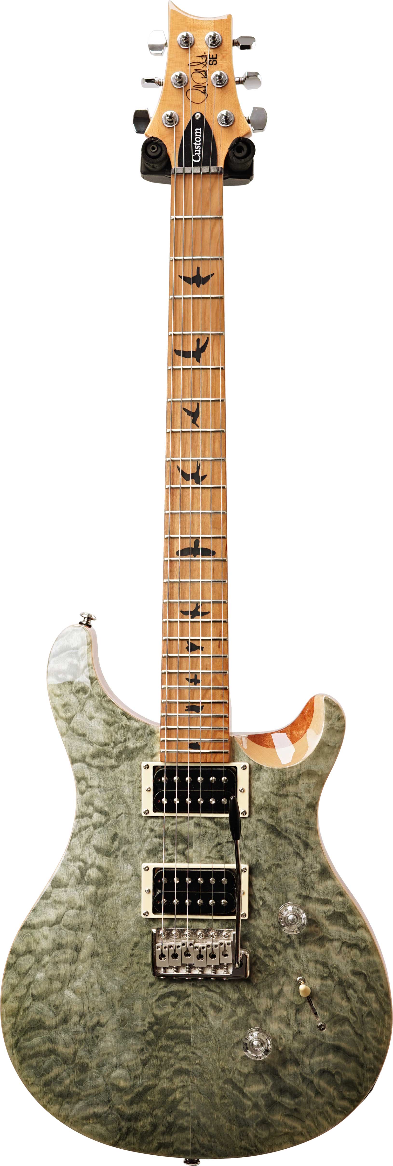 PRS SE Custom 24 Limited Edition Trampas Green Quilt Roasted Maple