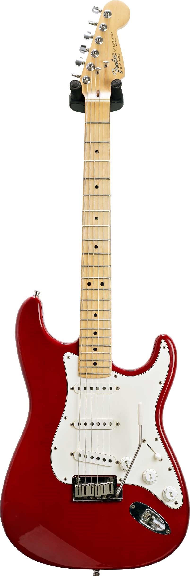 Fender 1993 American Standard Stratocaster Lipstick Red Maple Fingerboard  (Pre-Owned) #N3140869 guitarguitar