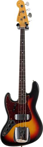 Fender Custom Shop '66 Jazz Bass Journeyman Relic Aged 3-Tone Sunburst Rosewood Fingerboard Left Handed (Pre-Owned) #CZ529542 Fender Custom Shop '66 Jazz Bass Journeyman Relic Aged 3-Tone Sunburst Rosewood Fingerboard Left Handed (Pre-Owned) #CZ529542
