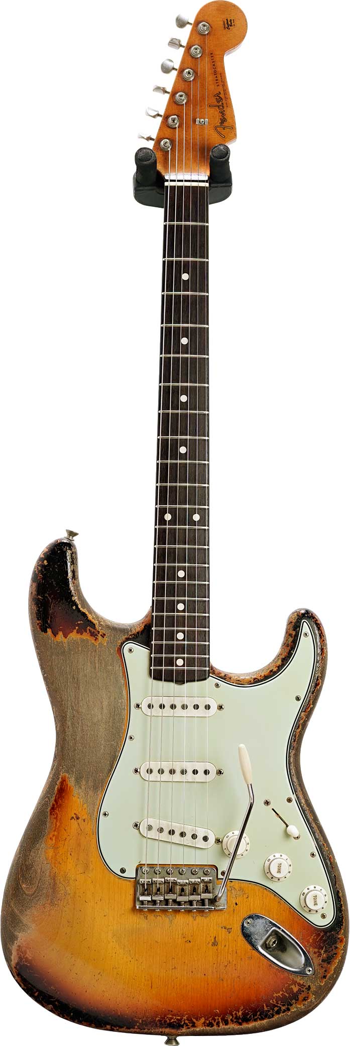 Fender Custom Shop Master Built by Dale Wilson 1961 Stratocaster Heavy Relic 3 Tone Sunburst (Pre-Owned) #CZ538385