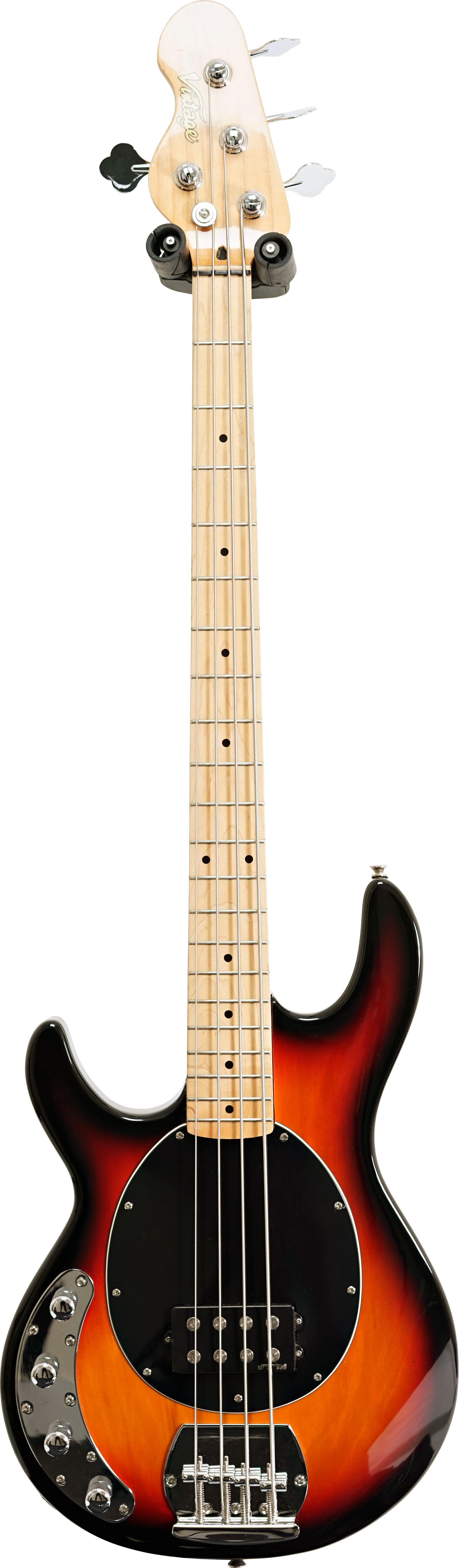 Vintage V96 4-String Active Bass Sunset Sunburst Left Handed (Pre-Owned) 