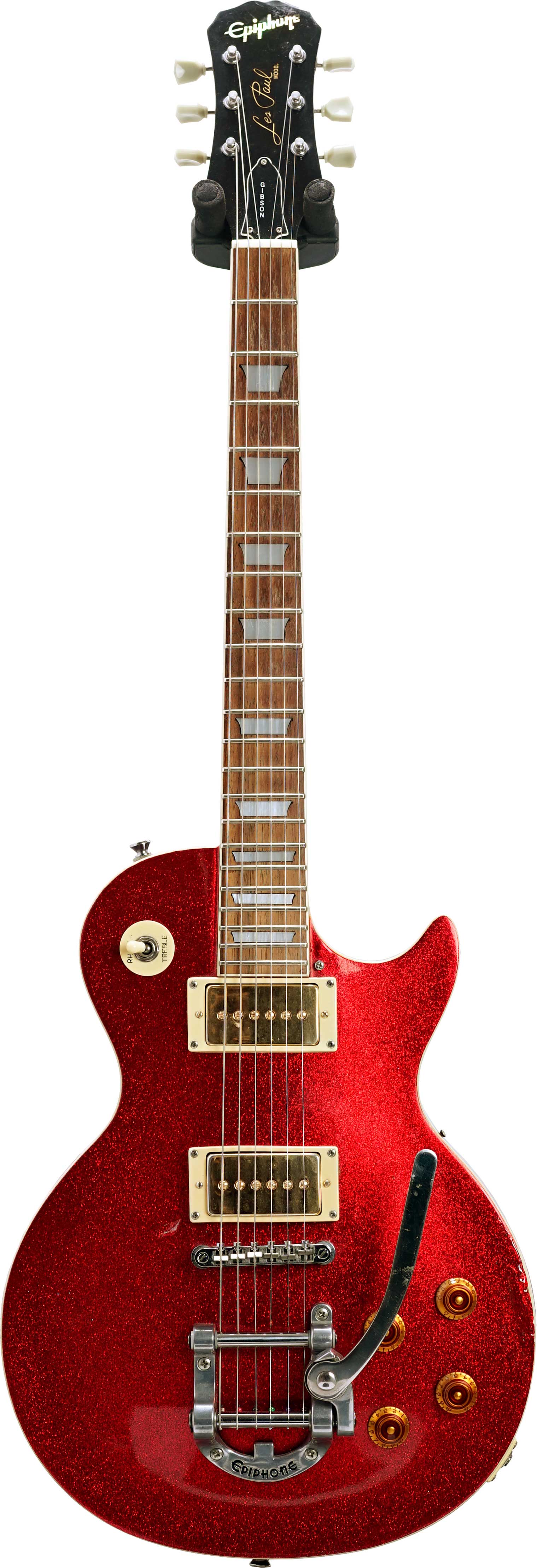 Epiphone Korean Les Paul Standard Bigsby Red Sparkle (Pre-Owned)
