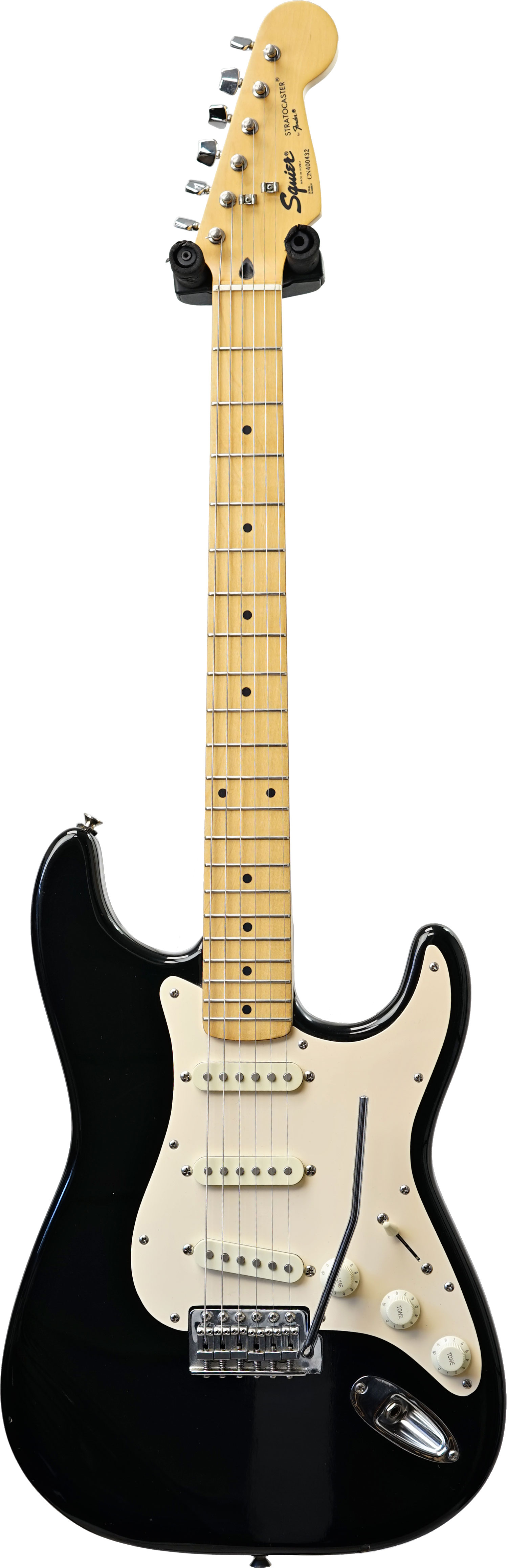 【ラッカー塗装】Squier Stratocaster MOD Fender Mexico Squier Series Stratocaster Black 1PU Mod. 1994年製