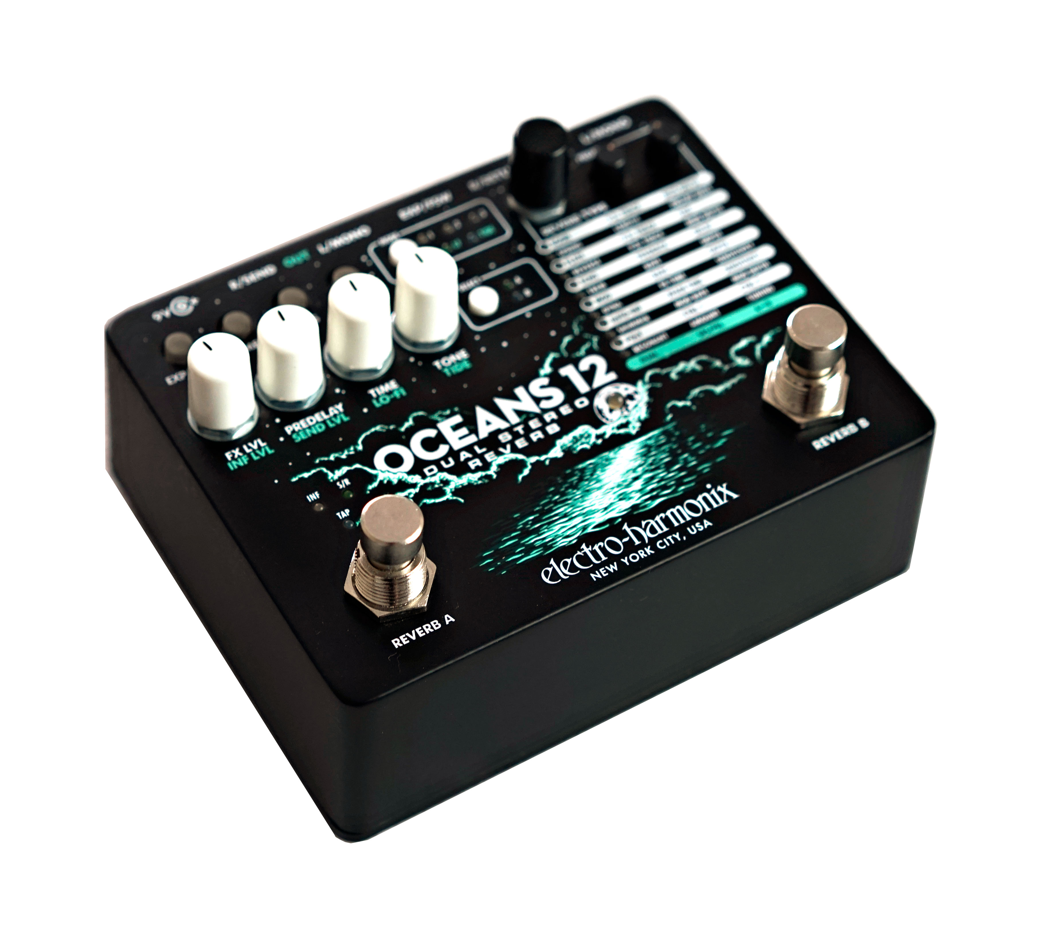 Electro Harmonix Oceans 12 Dual Stereo Reverb (Pre-Owned) #201910357657