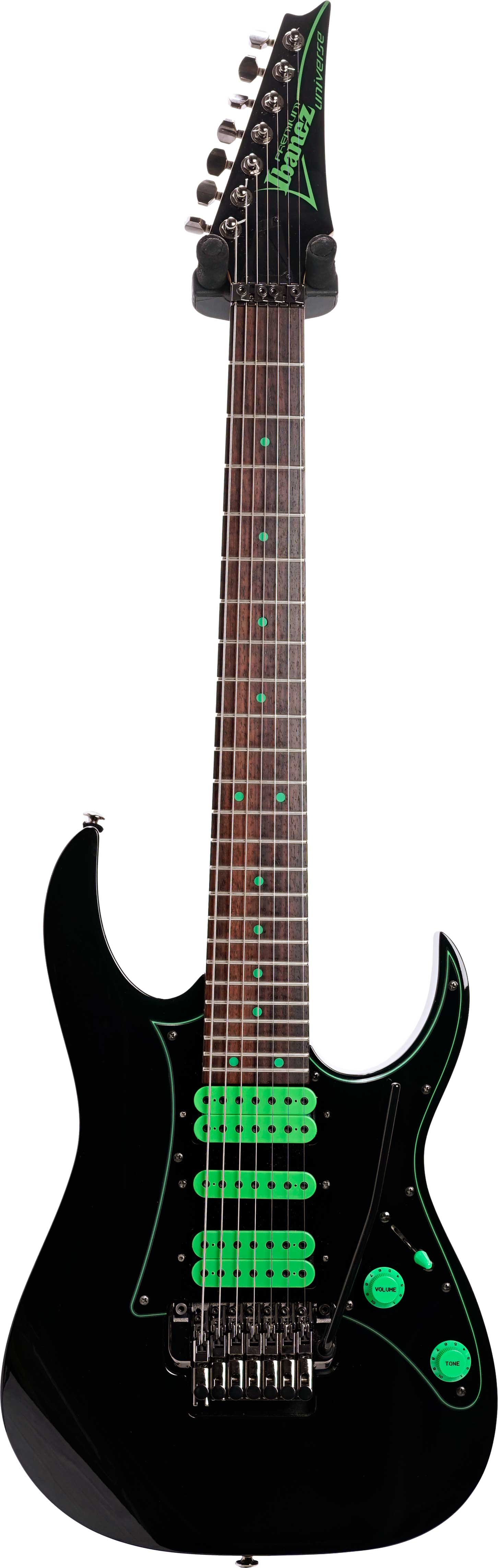 Ibanez Signature UV70P-BK Steve Vai Universe 7 String Black (Pre-Owned) #L0712C