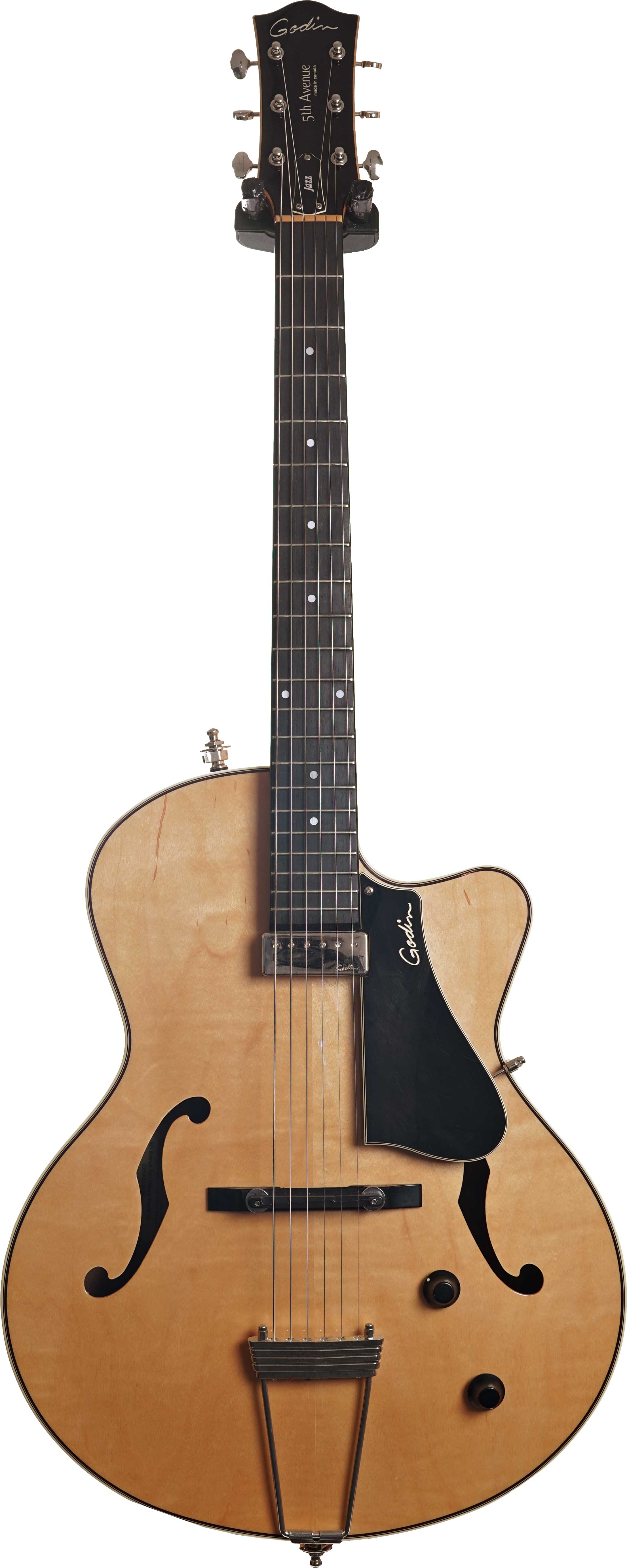 Godin 5th Avenue Jazz Natural Flame HG (Pre-Owned) #035069000280