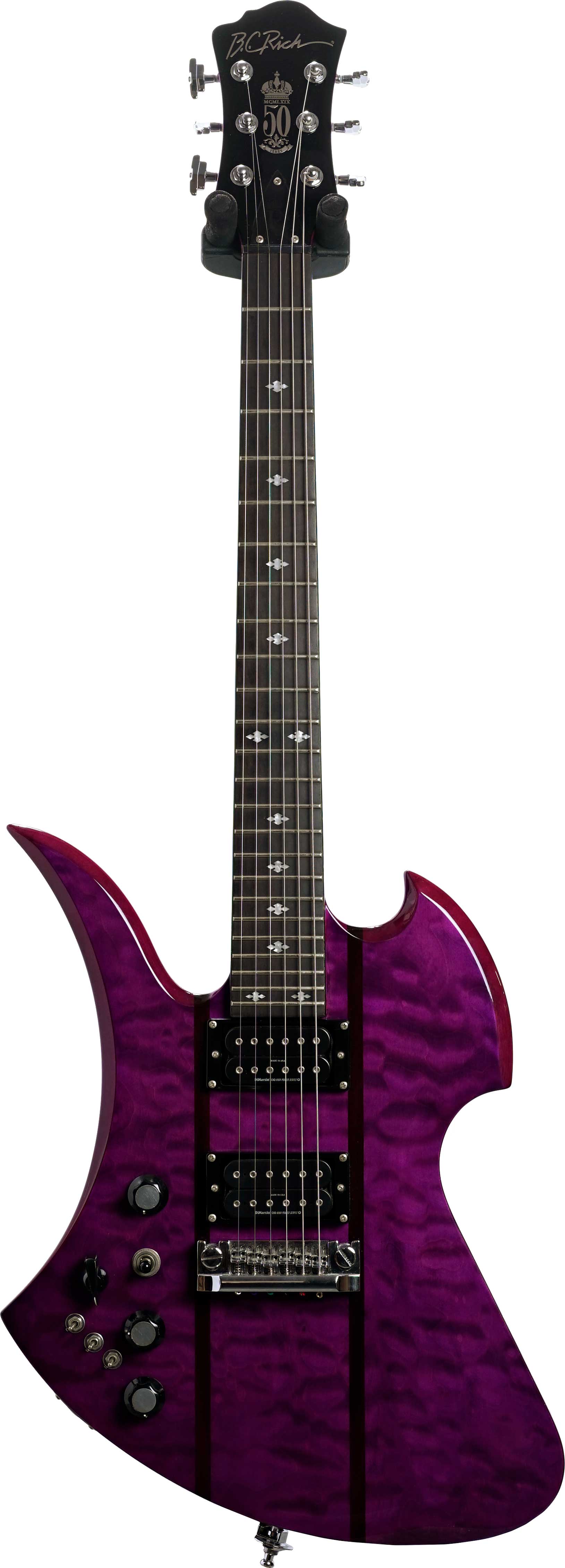 BC Rich Mockingbird Legacy STQ Hardtail Transparent Purple Left Handed (Pre-Owned) #C08200772
