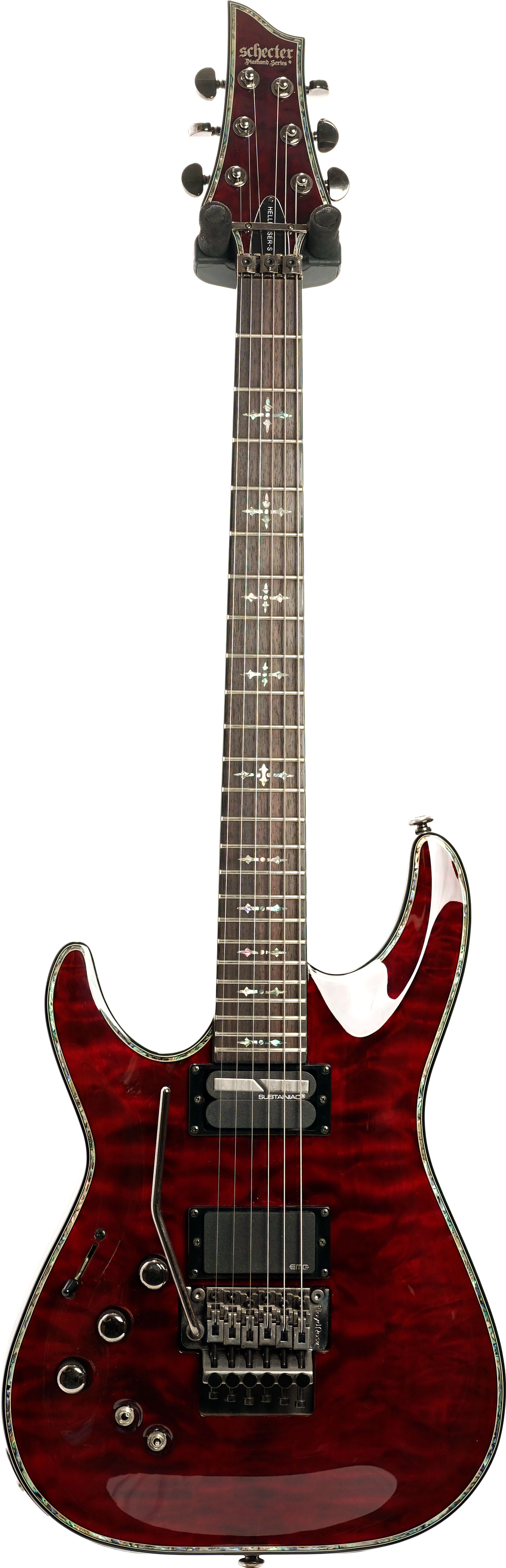 Schecter Hellraiser C-1 FR S Left Handed Black Cherry (Pre-Owned