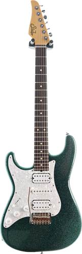 Suhr 2011 Classic S Aqua Flake Sparkle Left Handed (Pre-Owned) #13507