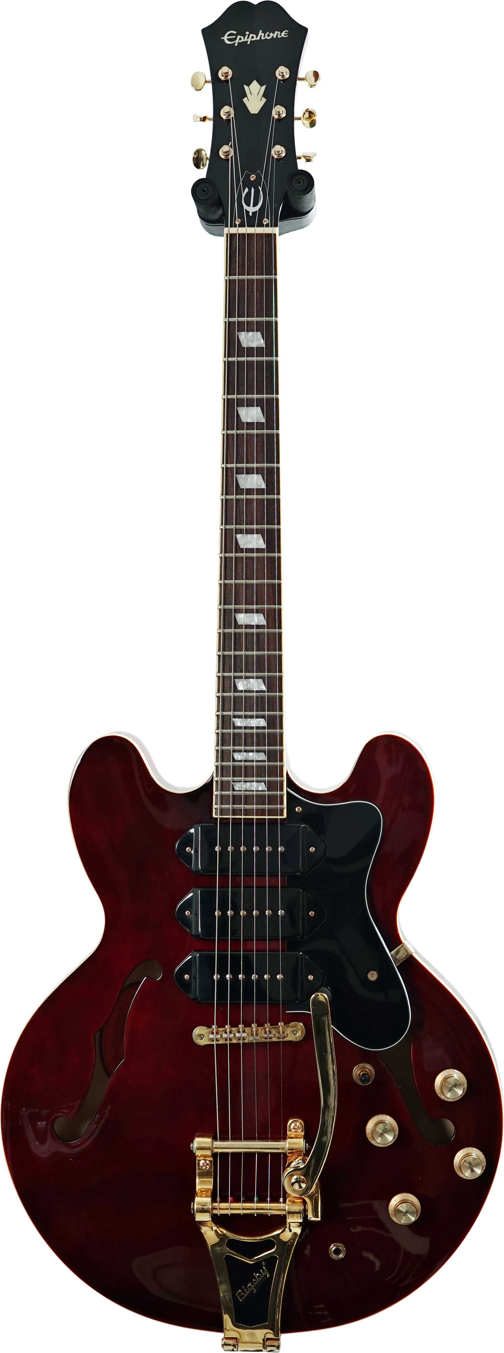 Epiphone Riviera Custom P93 Wine Red With Bigsby (Pre-Owned