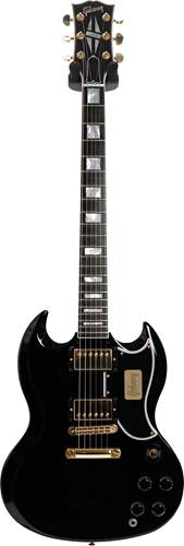 Gibson Custom Shop SG Custom Ebony Gold Hardware (Pre-Owned) #CS070561 Gibson Custom Shop SG Custom Ebony Gold Hardware (Pre-Owned) #CS070561