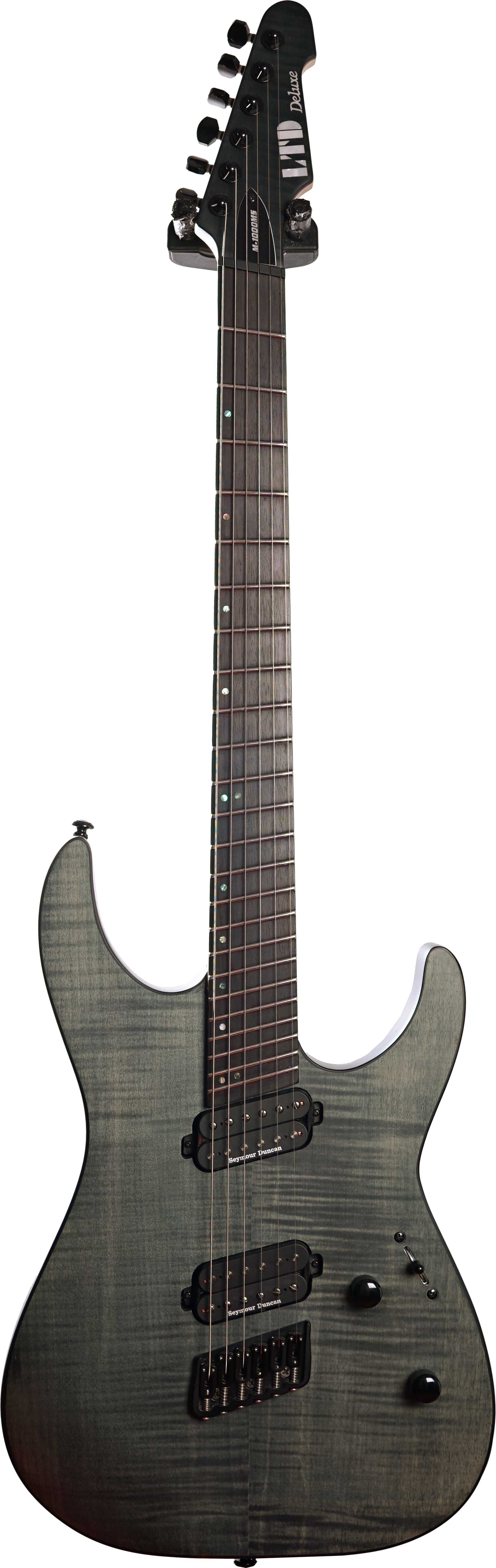 ESP LTD Deluxe M-1000 Multi Scale Trans Black (Pre-Owned) #IW21070216