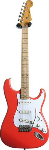 Squier 1990's MIJ Fiesta Red Hank Marvin Stratocaster (Pre-Owned) #L024119