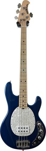 Music Man 2010 Stingray 4 Metallic Blue Maple Fingerboard (Pre-Owned) #E75439