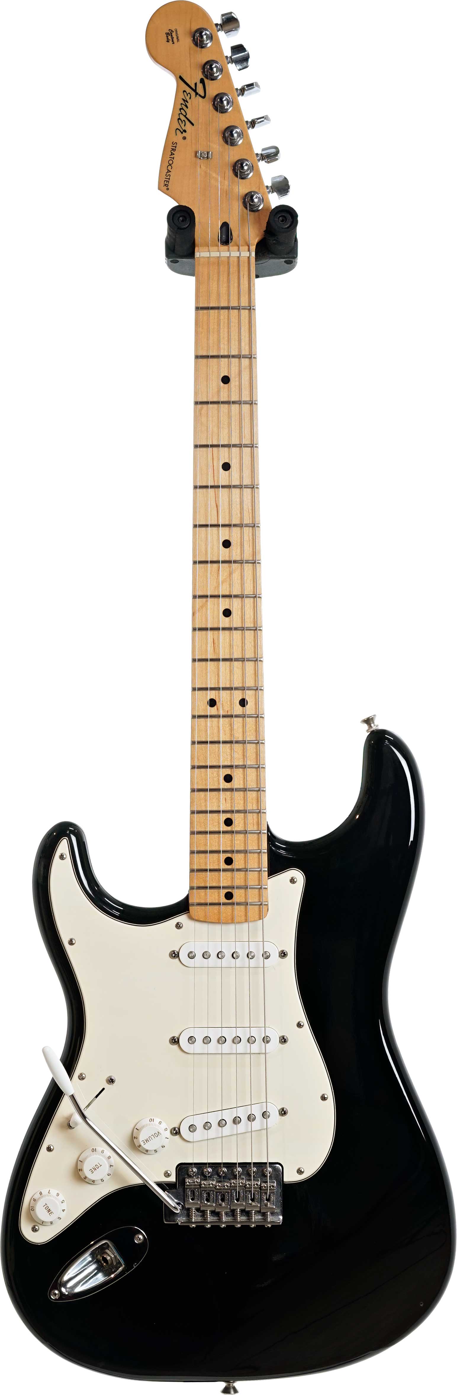 Fender 2010 Mexican Standard Stratocaster Black Maple Fingerboard Left Handed (Pre-Owned) #MX10061608