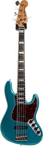 Fender American Elite Jazz Bass V Ebony Fingerboard Ocean Turquoise (Pre-Owned) #US18037012