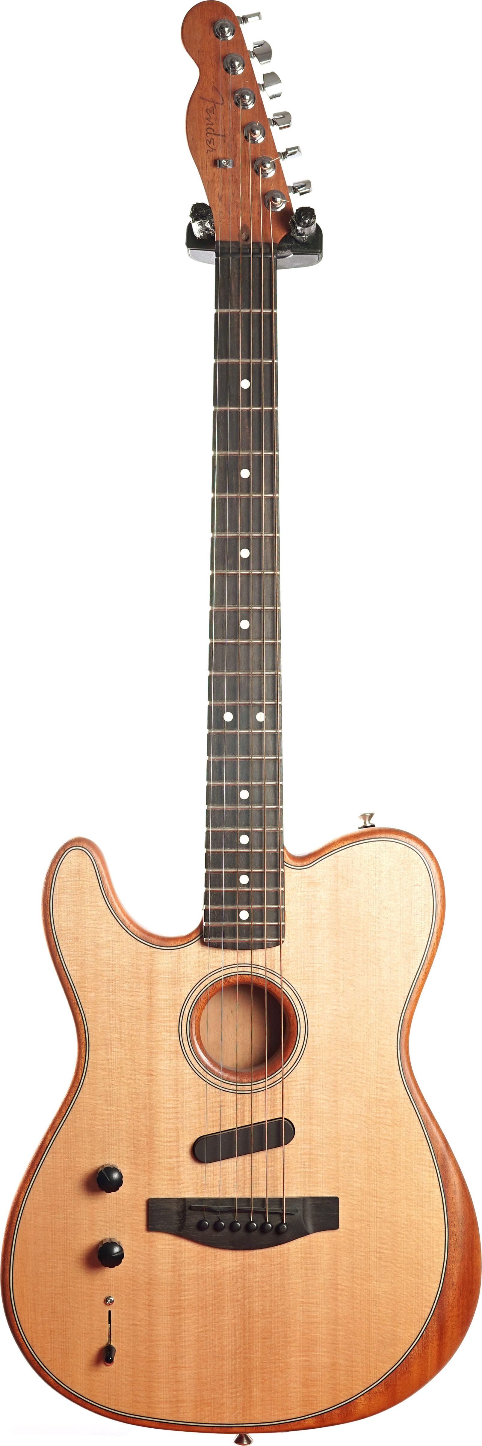 Fender Acoustasonic Telecaster Natural Left Handed (Pre-Owned) #US219021A