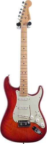 Fender 2012 American Deluxe Ash Stratocaster Aged Cherry Burst Maple Fingerboard (Pre-Owned) #US12074195