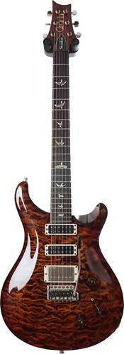 PRS 2011 Studio Black Gold 10 Top Quilt Pattern Thin Neck V12 Finish (Pre-Owned) #11174511