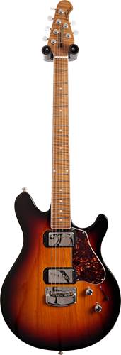 Music Man 2018 BFR Valentine 3 Tone Sunburst with Bound Maple Fingerboard Signed by Artist (Pre-Owned) #G86505