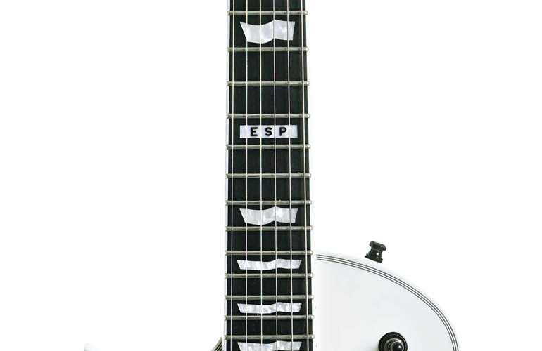 esp eclipse original white 2019 – chicago music... ESP 2019 E-II Eclipse Satin White Left Handed (Pre-Owned) #ES2151193 ...