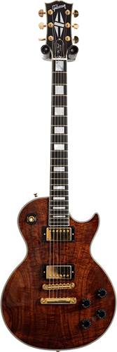 Gibson Custom Shop Les Paul Custom Koa Natural (Pre-Owned) #CS201083