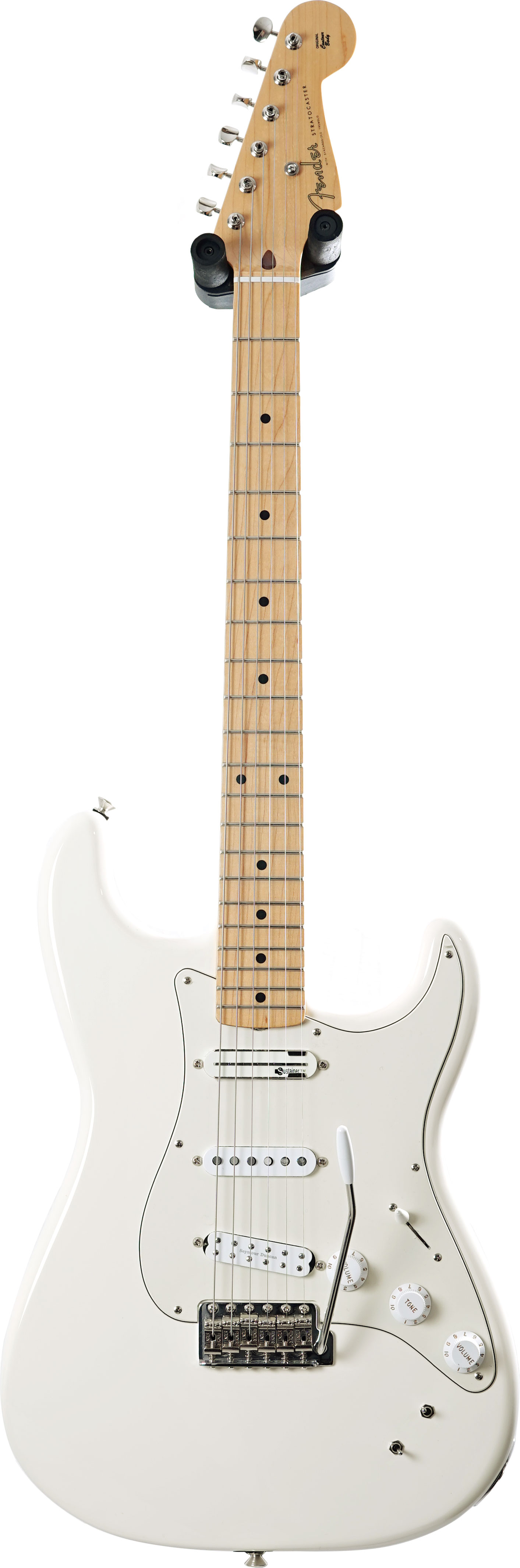 Fender 2017 Ed O'Brien Stratocaster Olympic White Maple Fingerboard (Pre-Owned) #MX1741402