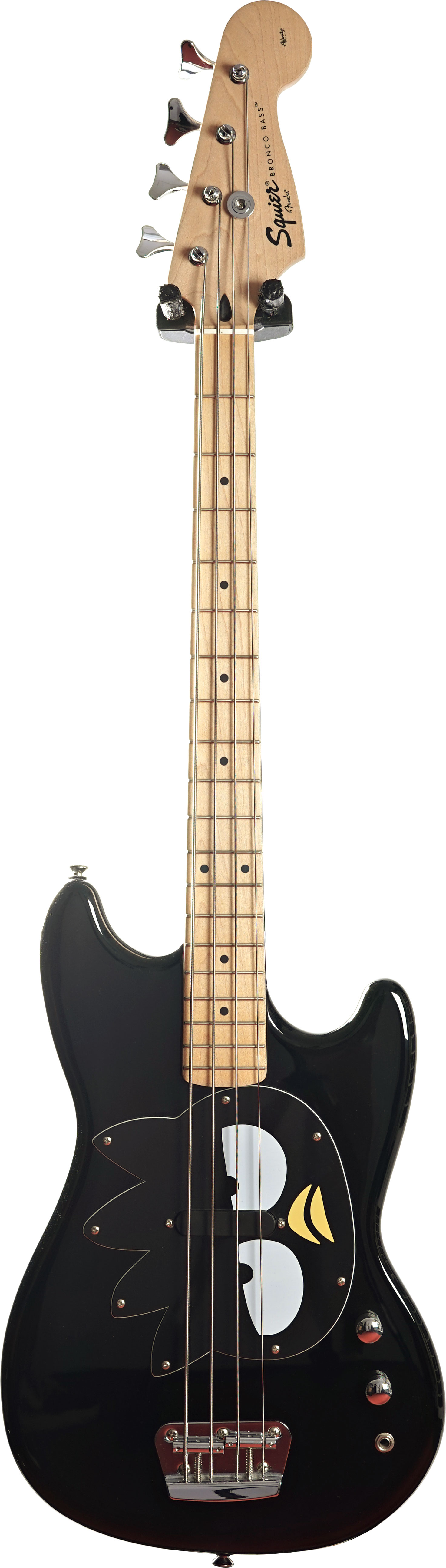 Squier Badtz-Maru Bronco Short Scale Bass Black (Pre-Owned