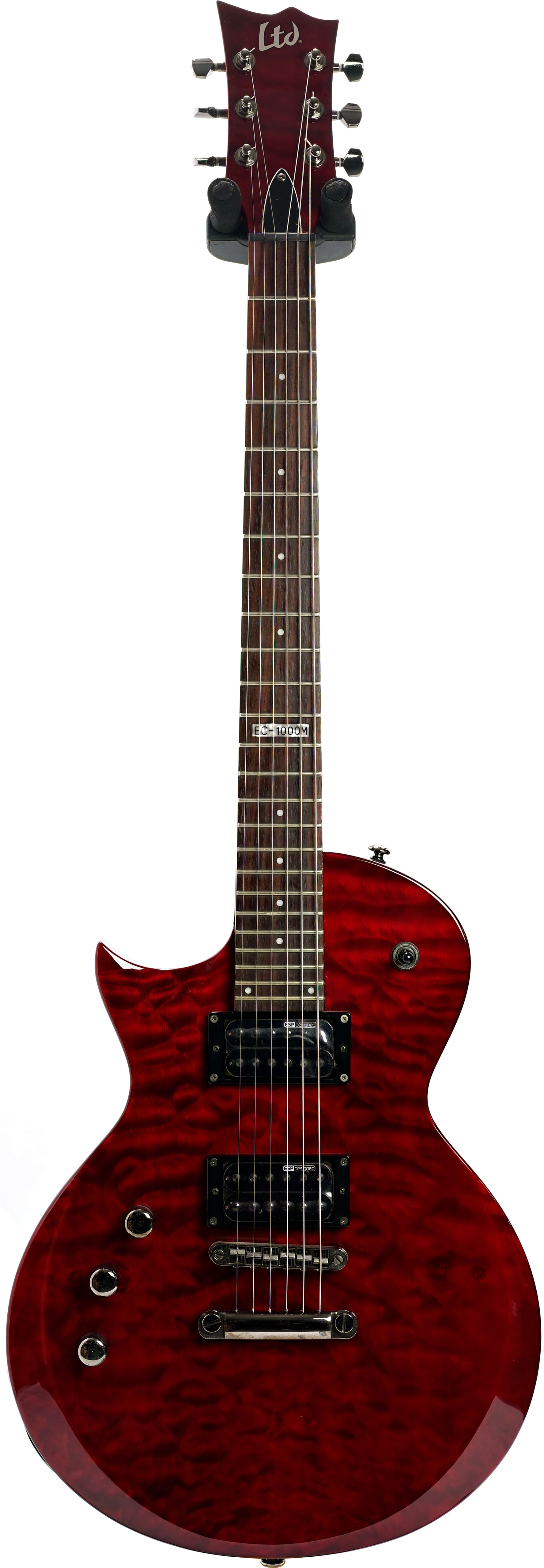 ESP LTD EC-100QM STBC See Thru Black Cherry Left Handed (Pre-Owned) #IW16082878