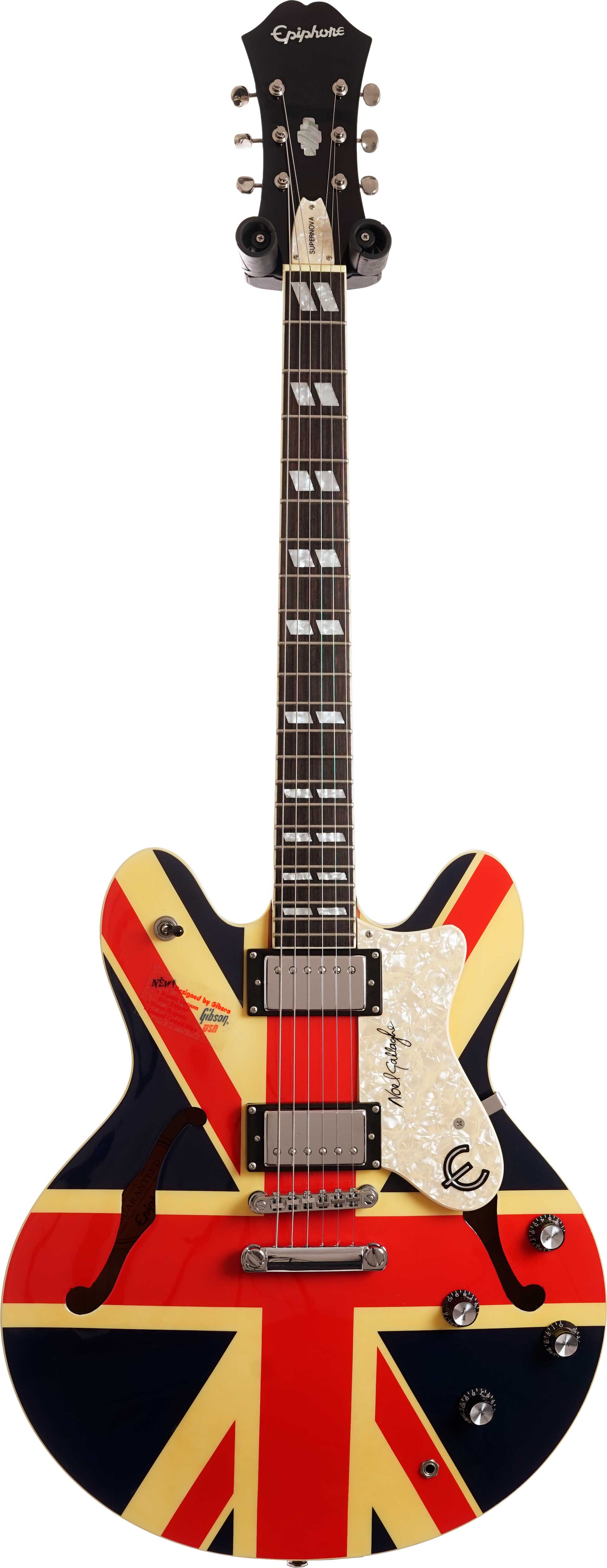 ギター Epiphone Supernova UnionJack Mint Unused Miniature Guitars Epiphone Supernova Union Jack 2004 Guitar For