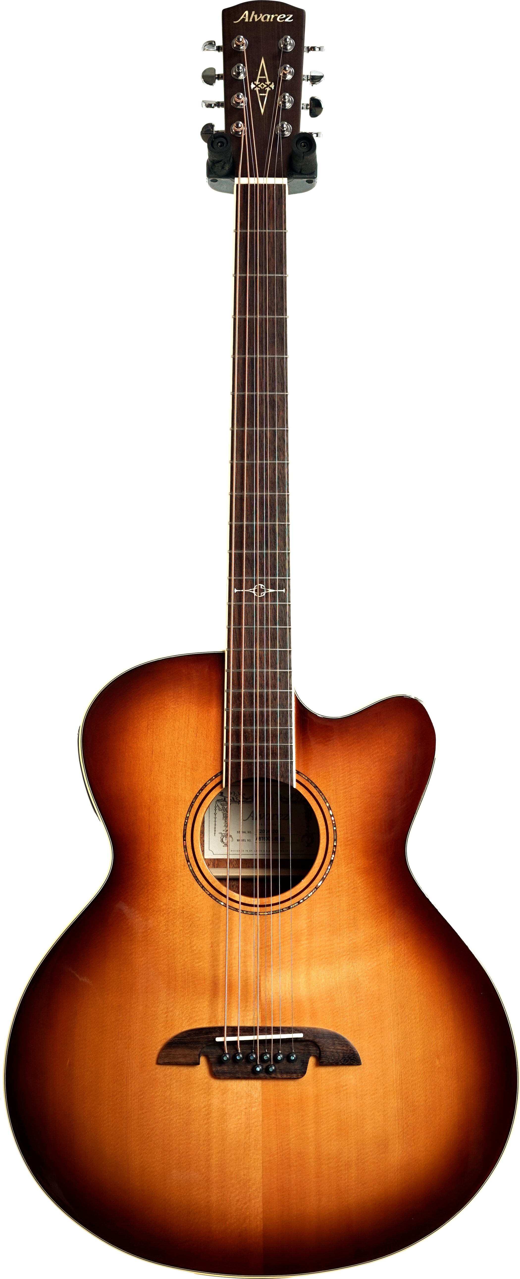 Alvarez Artist Series ABT60CE-8SHB 8 String Electro Acoustic Baritone Shadowburst (Pre-Owned) #E20041209