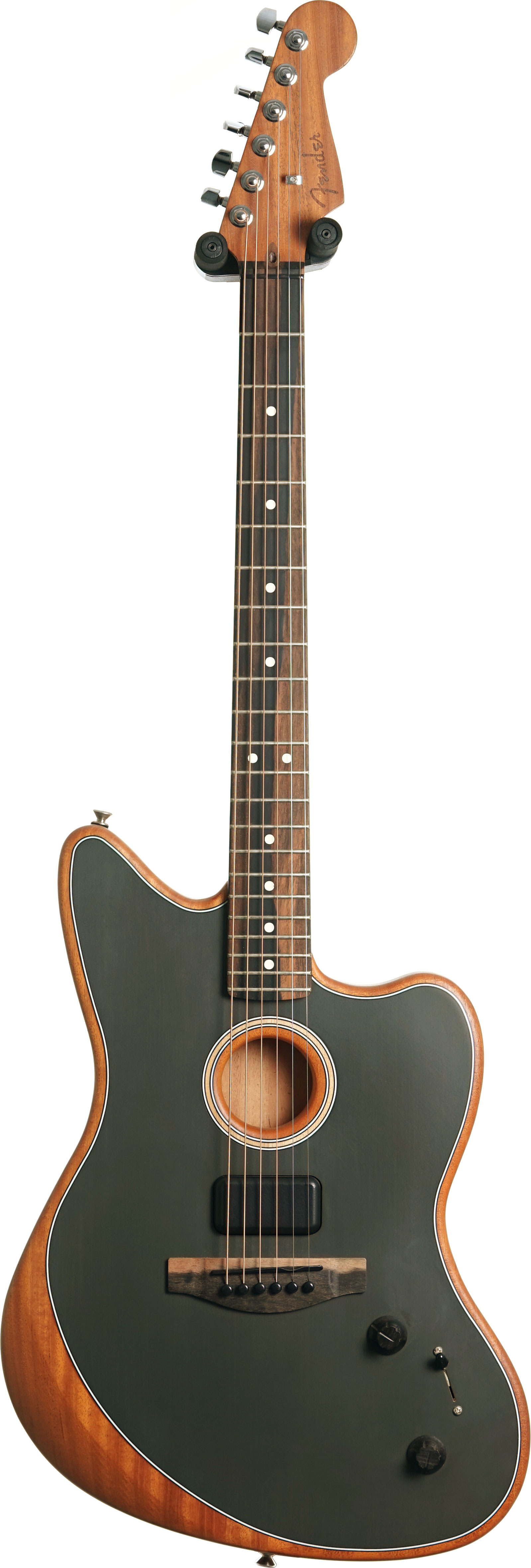 Fender 2021 Acoustasonic Jazzmaster Tungsten (Pre-Owned) #US216665A