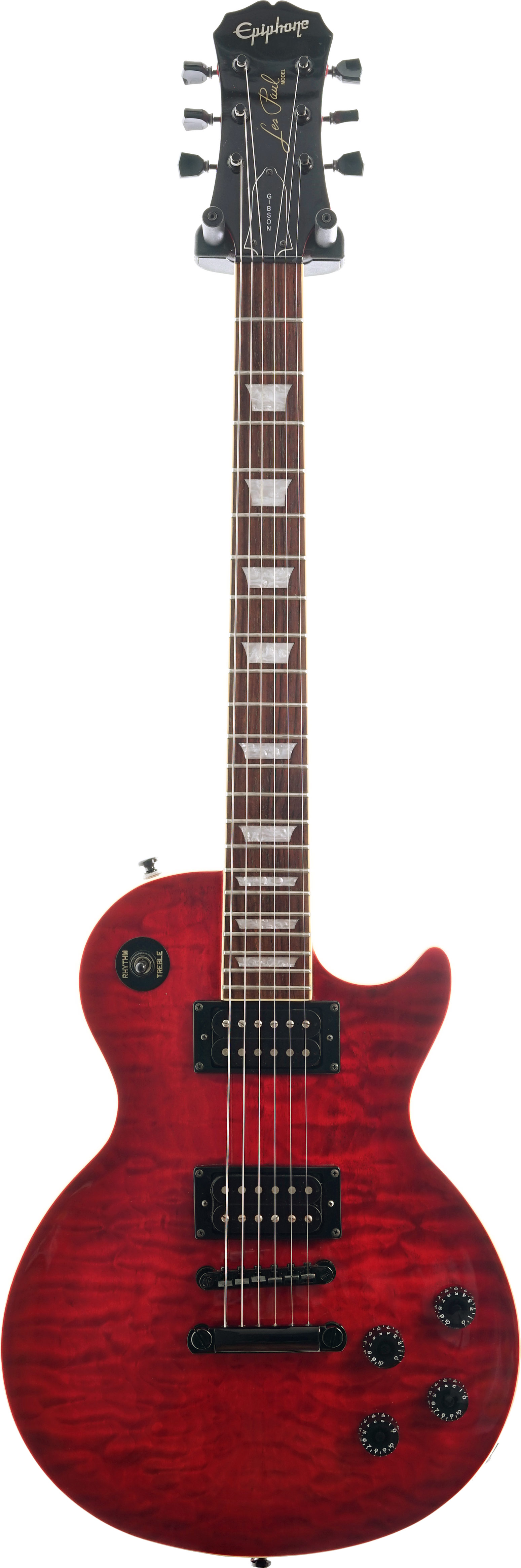 Epiphone 2002 Les Paul Standard Dark Cherry Quilt (Pre-Owned) #I02060170