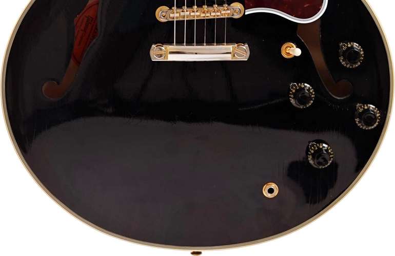 Gibson Custom Shop Murphy Lab 1959 ES-355 Reissue Stop Bar Ultra Light Aged Ebony (Pre-Owned) #a921295 Gibson Custom Shop Murphy Lab 1959 ES-355 Reissue Stop Bar Ultra Light Aged Ebony (Pre-Owned) #a921295