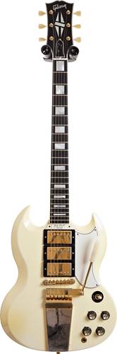 Gibson Custom Shop 1963 Les Paul SG Custom Reissue 3-Pickup with Maestro Classic White (Pre-Owned) #091451 Gibson Custom Shop 1963 Les Paul SG Custom Reissue 3-Pickup with Maestro Classic White (Pre-Owned) #091451