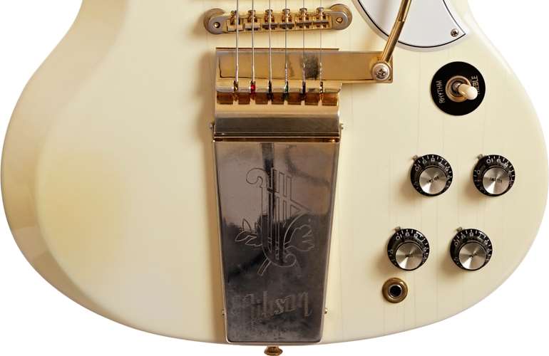 Gibson Custom Shop 1963 Les Paul SG Custom Reissue 3-Pickup with Maestro Classic White (Pre-Owned) #091451 Gibson Custom Shop 1963 Les Paul SG Custom Reissue 3-Pickup with Maestro Classic White (Pre-Owned) #091451