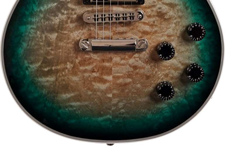 Gibson Custom Shop Handpicked Les Paul Custom Quicksilver 3A Quilt Top Ebony Fingerboard (Pre-Owned) #CS900033 Gibson Custom Shop Handpicked Les Paul Custom Quicksilver 3A Quilt Top Ebony Fingerboard (Pre-Owned) #CS900033
