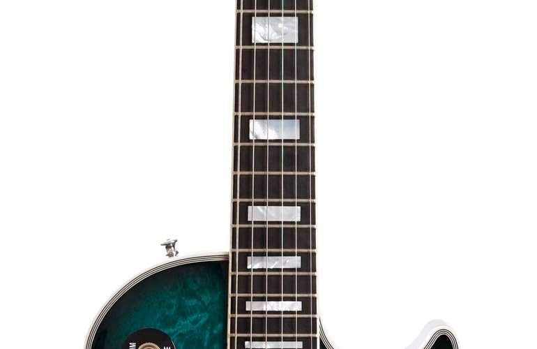 Gibson Custom Shop Handpicked Les Paul Custom Quicksilver 3A Quilt Top Ebony Fingerboard (Pre-Owned) #CS900033 Gibson Custom Shop Handpicked Les Paul Custom Quicksilver 3A Quilt Top Ebony Fingerboard (Pre-Owned) #CS900033