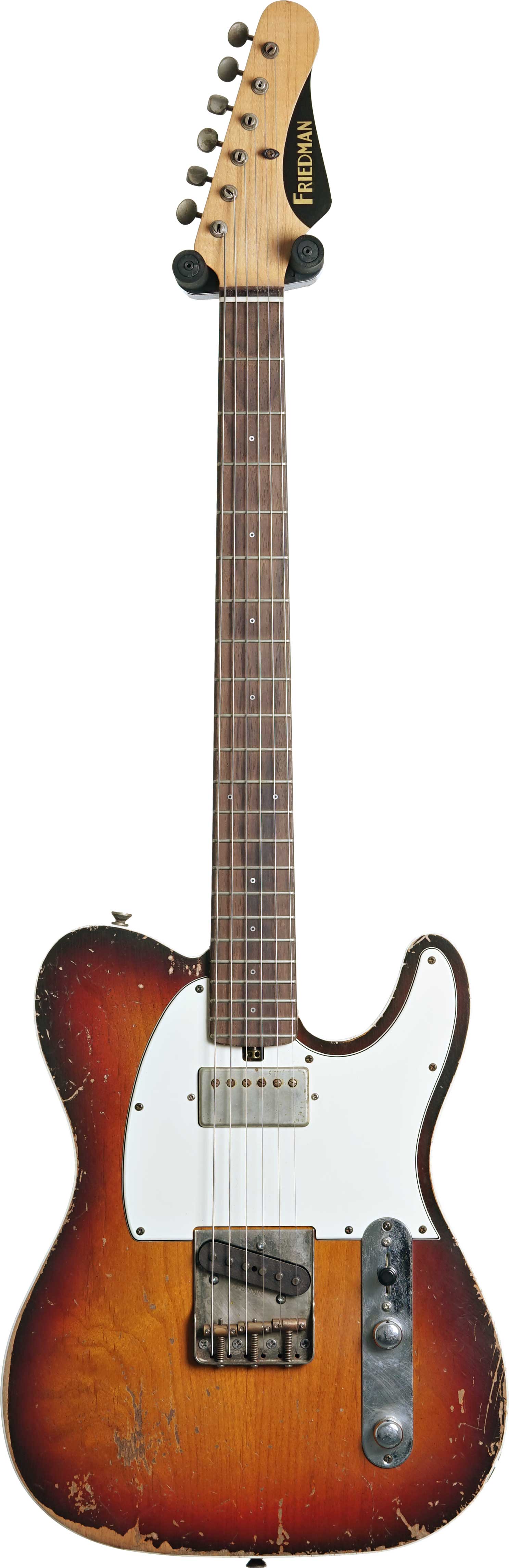 Friedman Vintage T 3 Tone Burst Heavy Aged Rosewood Fingerboard (Pre-Owned) #0220-1570