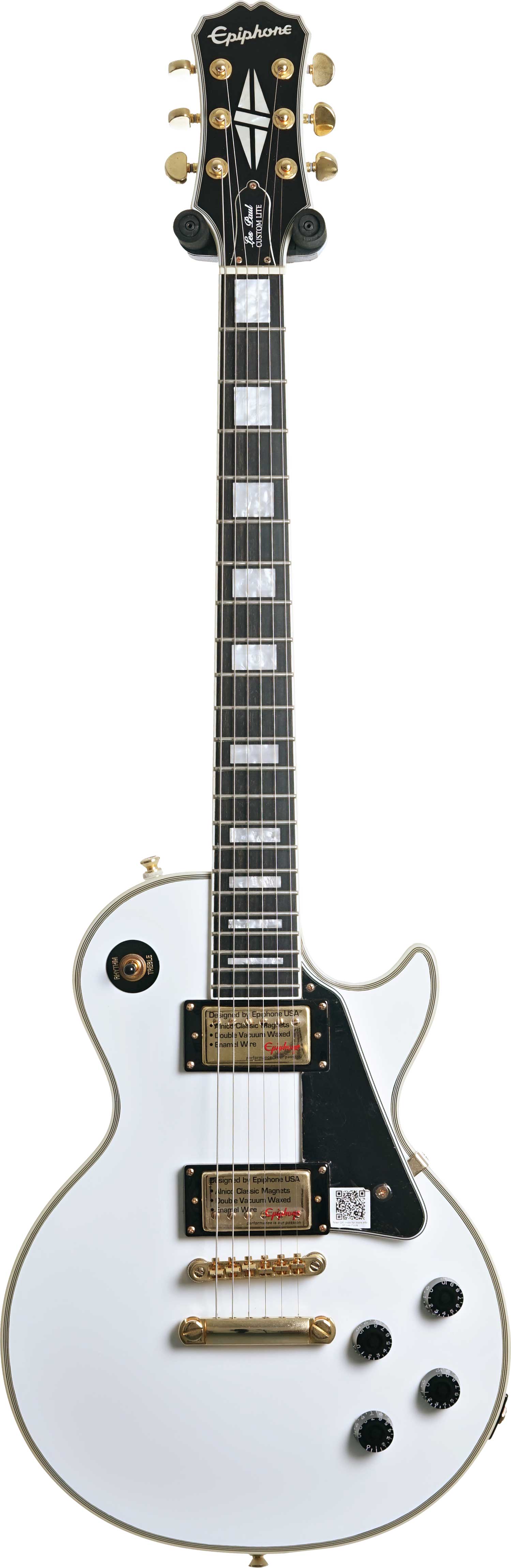 Epiphone Les Paul CUSTOM LITE 専用 Epiphone Limited Edition Les Paul Custom Lite in Alpine White