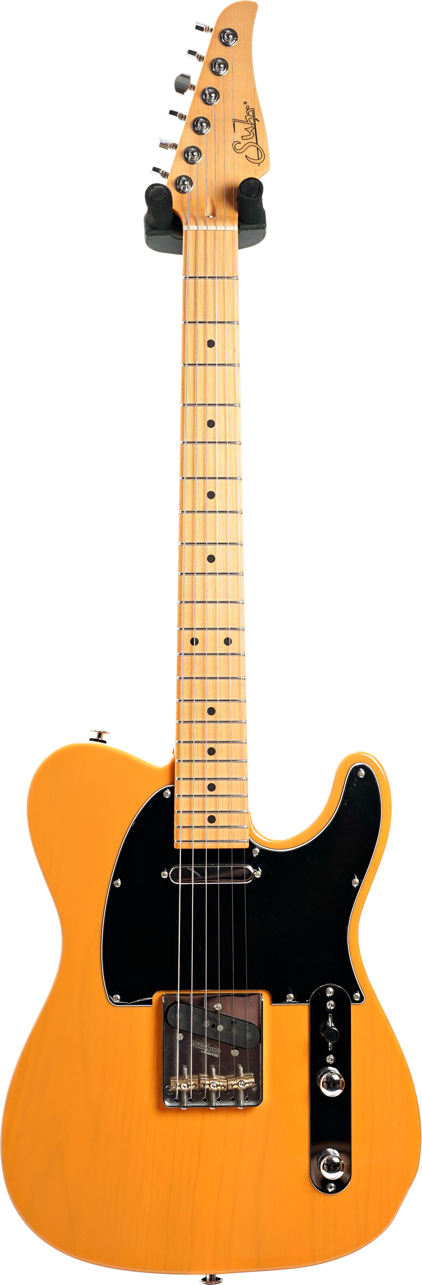 Suhr Classic T Butterscotch Trans Swamp Ash Maple Fingerboard SSCII (Pre-Owned) #JS0R9E