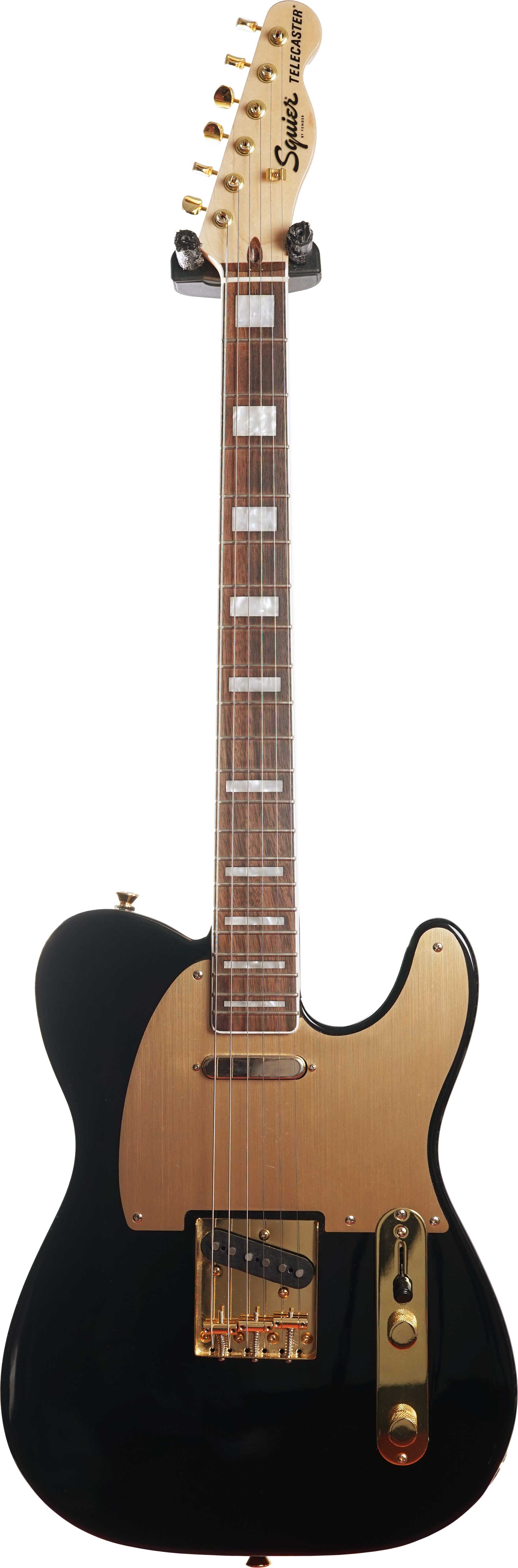 Squier 40th Anniversary Gold Edition Telecaster Black Indian