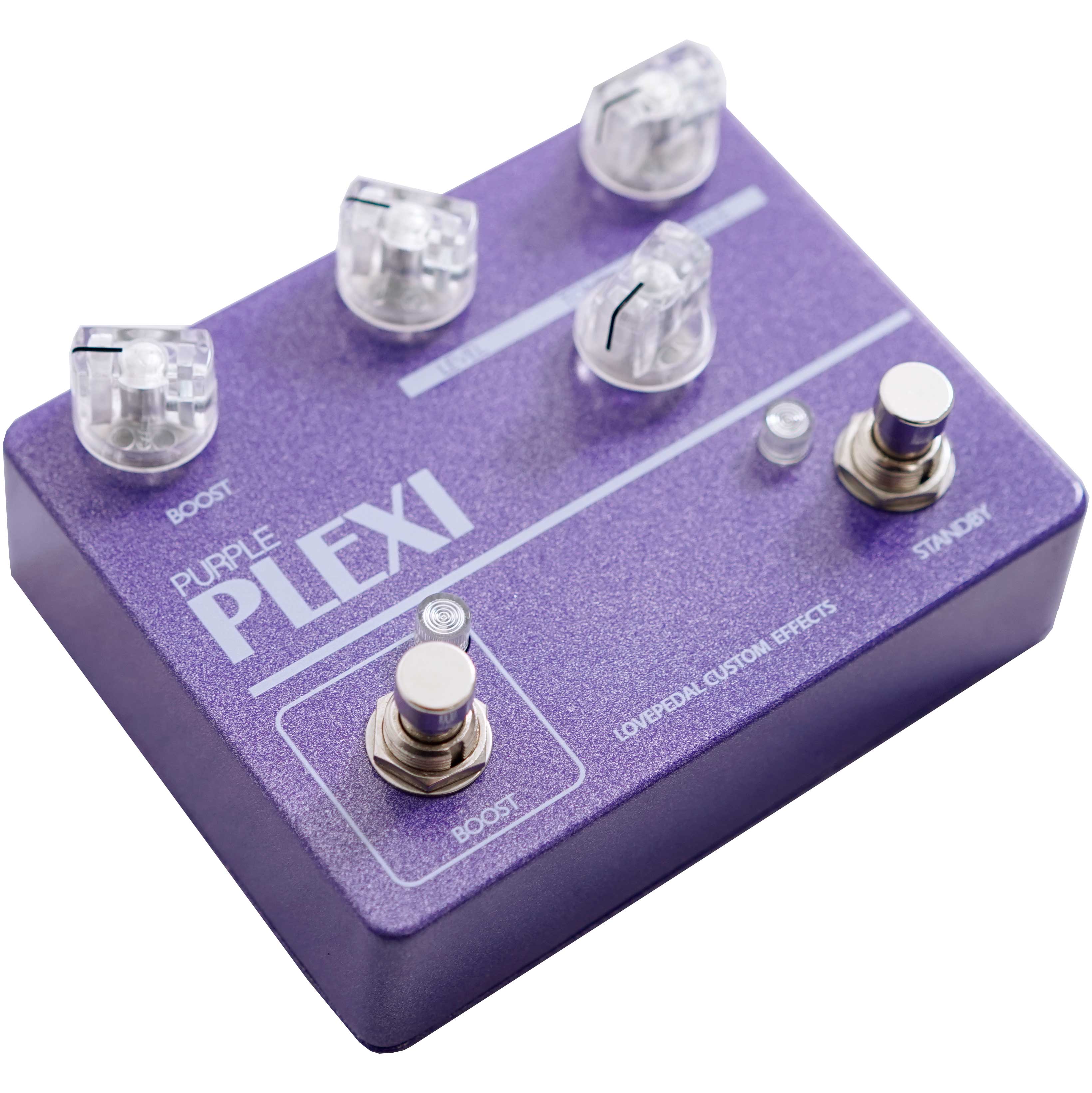 Lovepedal PURPLE PLEXI pedal demo with Les Paul & PRS