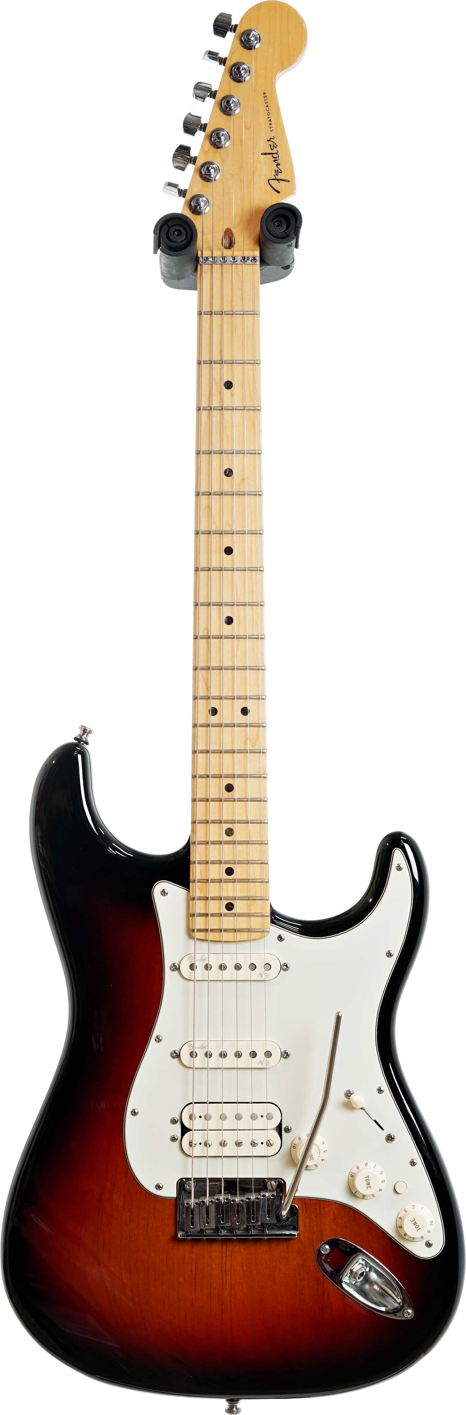 Fender 2014 American Deluxe Stratocaster HSS Maple Fingerboard 3 Tone Sunburst (Pre-Owned) #US13067304