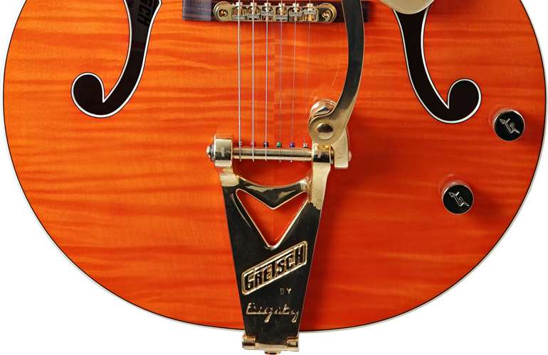 Gretsch 6120TM Flame Maple Orange Stain (Pre-Owned) #JT11072704 Gretsch 6120TM Flame Maple Orange Stain (Pre-Owned) #JT11072704
