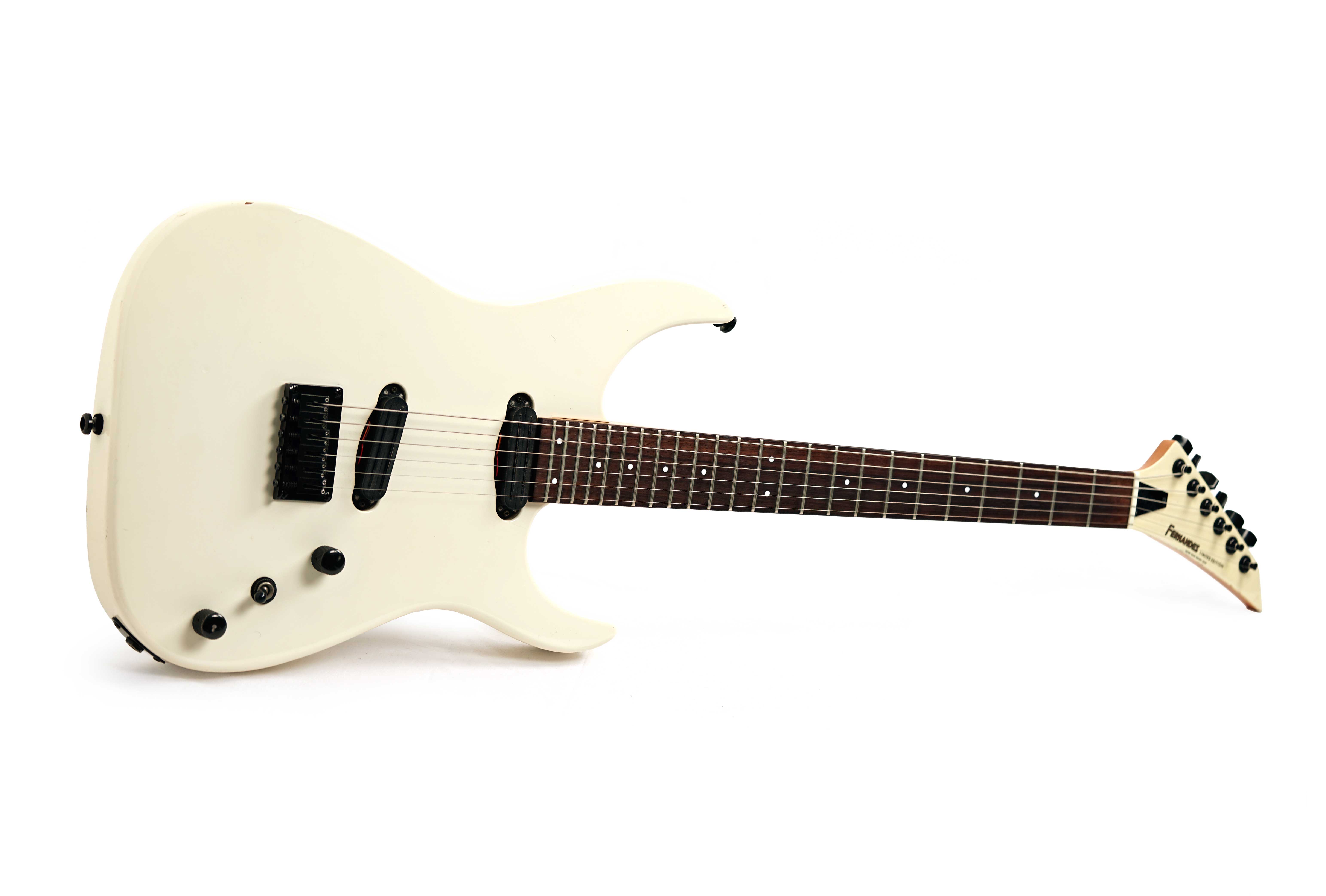 Fernandes STJ-80BT Buck Tick Hisashi Imai Signature White (Pre-Owned)