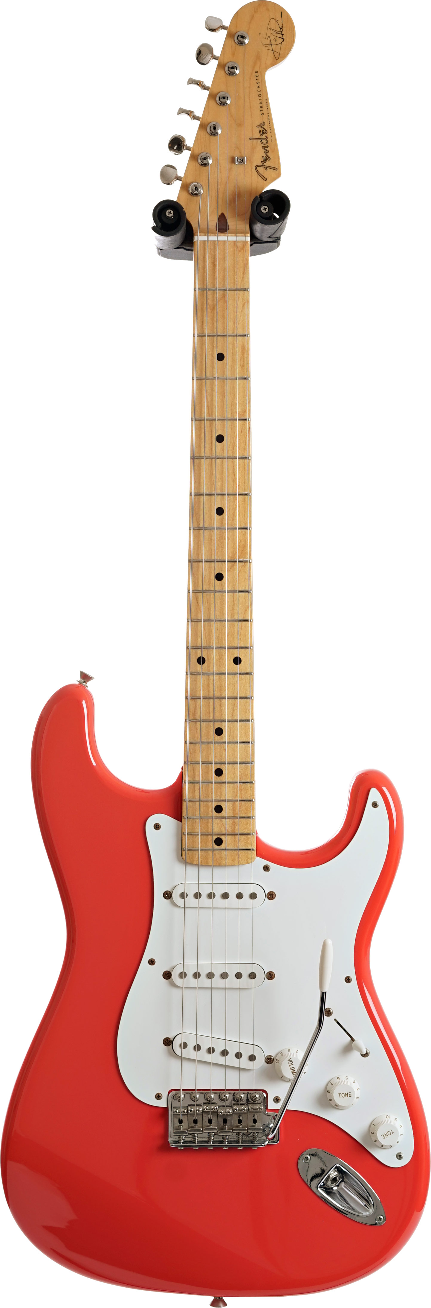 Fender Hank Marvin Signature Statocaster Fiesta Red Made In Japan (Pre-Owned) #V026813