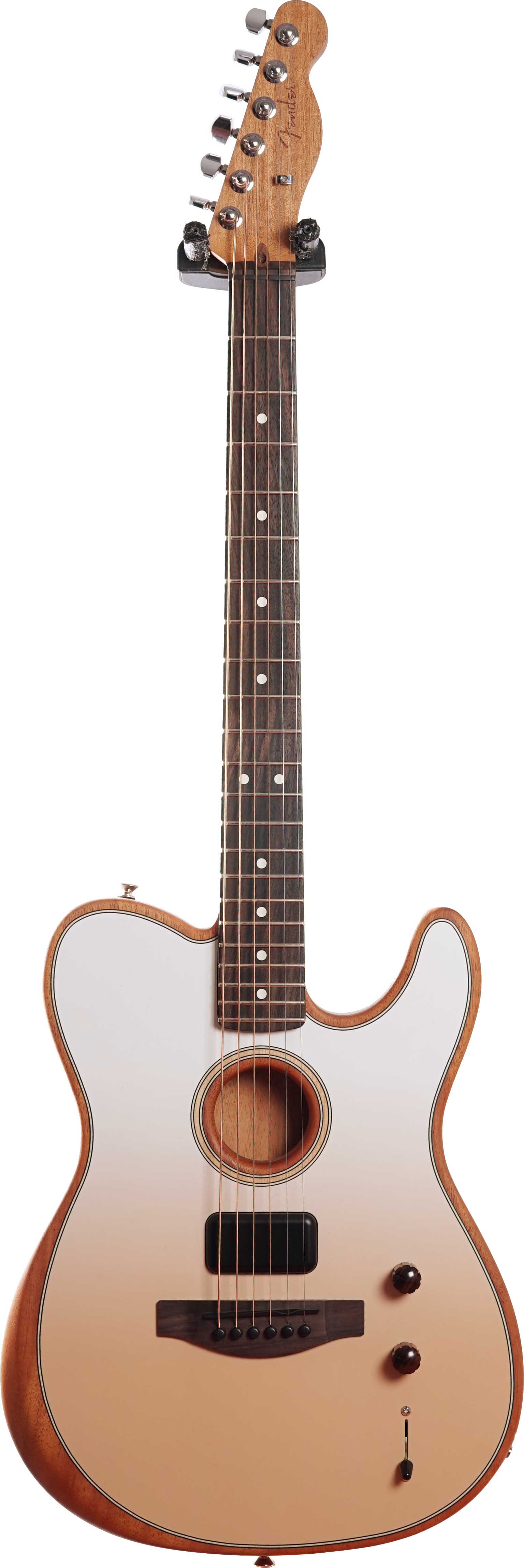 Fender 2024 Finneas Acoustasonic Player Telecaster Cappuccino Fade Rosewood Fingerboard (Pre-Owned) #MXA2403883