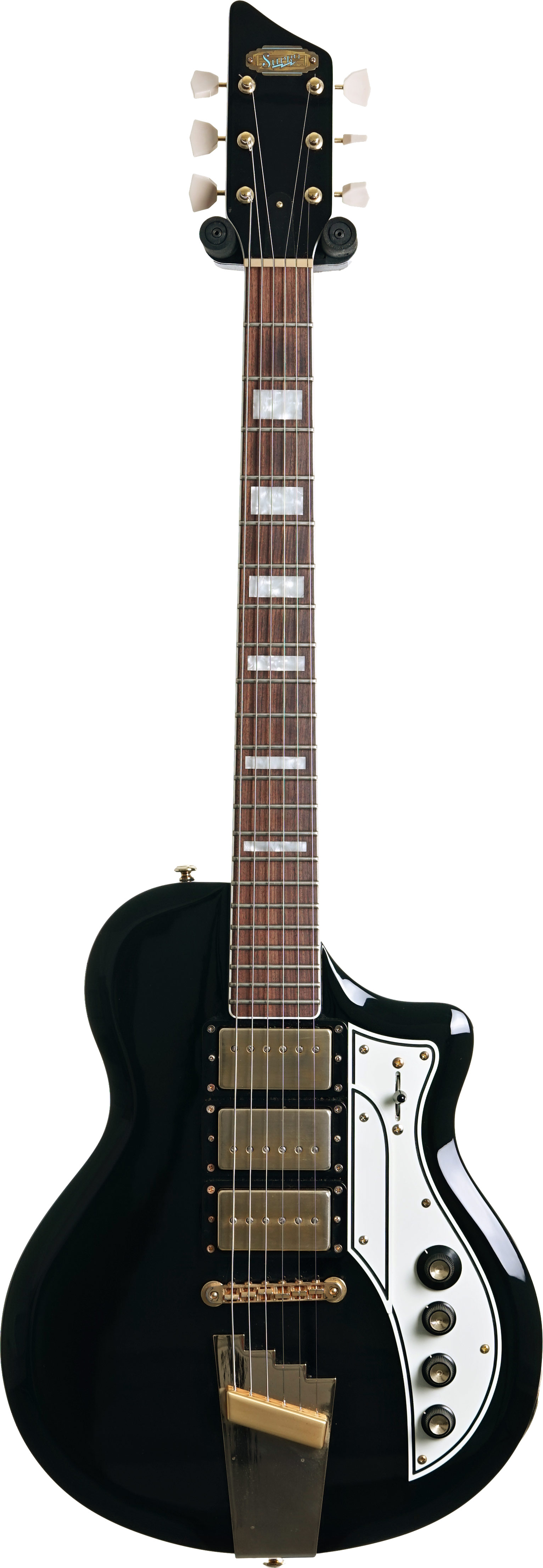 Supro 2019 1961 Tri Tone Jet Black (Pre-Owned) #IW19020210