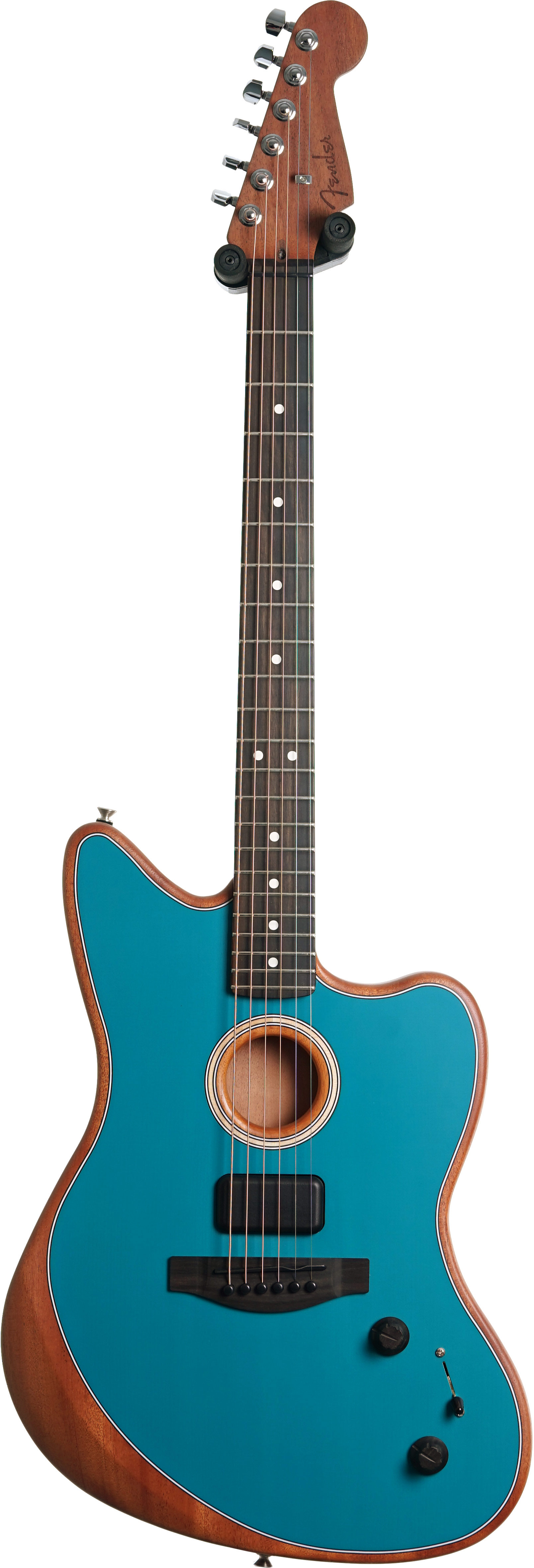 Fender 2022 Acoustasonic Jazzmaster Ocean Turquoise (Pre-Owned) #US229093A
